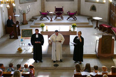 Ökumenischer Einschulungsgottesdienst in St. Crescentius (Foto: Karl-Franz Thiede)